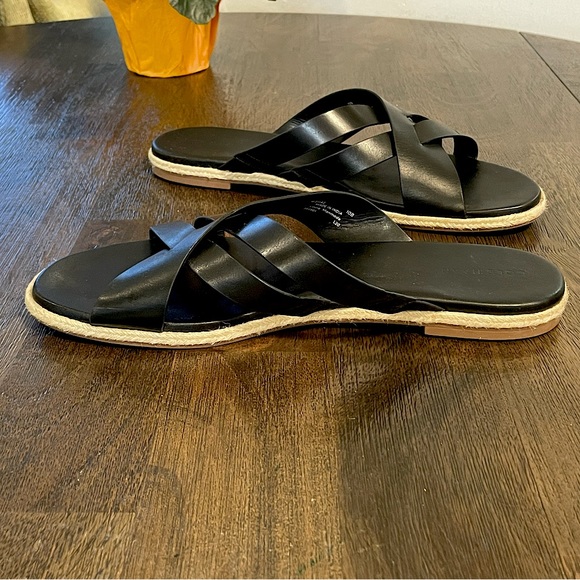 Cole Haan leather Florens Espadrille Slide Sandal - Picture 3 of 6